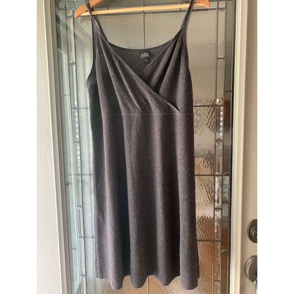 Eileen Fisher Charcoal Gray Sleeveless Dress - Picture 11 of 16